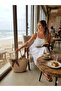 Leopard Ribbon Daily Holiday Straw Beach Bag - 3