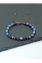 Certified Aa+ Sodalite, Magnetite, Lal, and Hematite Natural Stone Men's Bracelet - Virgo Zodiac Sign - 5