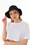 Women's Bowknot Detailed Bucket Hat - Bucket Hat with Adjustable Velcro on the Back - 8
