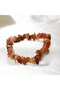 Agate Stone Bracelet with Broken Stones |   Red Agate Bracelet - 2