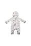 -Printed BodySuit with Hoodie - Multicolors, 03M to 09M
