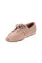 Alvena Genuine Leather Suede Lace-Up Women's Loafer with Bead Accessories - 7