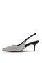 Elit Pm486 K210 Women's Stoned Classic Heeled Shoes Black - 3