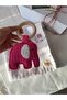 Natural Baby Set of 2 |   Patterned Muslin, Amigurumi Rattle - 3