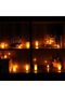 Esup Rechargeable Candles Flameless Flickering Candles Tealights Set, 12 Pieces - White - 3