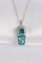 Stylish 316L Steel Chain with Zircon Stone Silver Color Evil Eye Slipper Design Pendant for Teachers and Mothers' Love