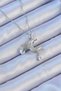 Stylish 316L Steel Chain Silver Color Zircon Stone Butterfly Enamel Moon Necklace Teachers Mothers Valentine's Day