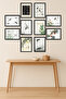 10-Piece Frame-Looking Feng Shui Japanese Style Minimalist Painting Set – 15X20 cm Mdf Uv Printing - 4