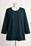 Women's Long Sleeve Luxury Stone Embellished Plus Size Combed Cotton Blouse (New Season - 2026)