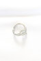 Stylish Topcuk Model Zircon Stone Silver Color Adjustable Ring Teachers Mothers Valentine's Day Gift - 3