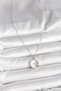 Stylish 316L Steel Silver Color Chain with White Enamel Sunset Model Women's Necklace Teachers Mothers Lover - 2