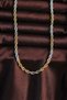 Stylish 316L Steel Double Color Twisted Design Necklace Teachers Mothers Valentine's Day Gift
