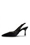 Elit Pm439 K3117 Women's Classic Heeled Shoes Black - 3
