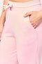 Women Regular Fit Brand Logo Jogger Pants, Pink - 3