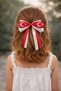 Hei Moon Star Red and White Bow Hair Clip – National Holiday & Special Day Collection