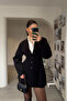 New Season Premium Jacket with Pile Detail - Black - 6