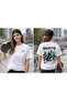 Dompuleri Skate Printed Unisex Oversize White T-Shirt - 2