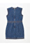 Light Blue Slim Fit Jean Dress 50308545-Vr003 - 6