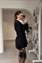 New Season Premium Jacket with Pile Detail - Black - 5