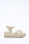 Nvl 402 Cross-Strapped Adjustable Wedge Heeled Sandals - 2