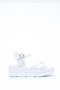 Nvl 402 Cross-Strapped Adjustable Wedge Heeled Sandals - 2