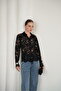 Embroidered Lace Shirt - Black |   F2081 - 4