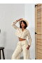 Süzüne Embroidered Shirt - Stone |   F1926 - Stone - 2