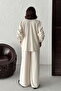 Embroidered Pocket Corduroy Shirt Cream |   F1997 - Cream - 4