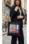 Canvas Tote Art Series Printed Collection Bag - 5
