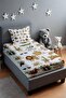 Cheerful Forest Patterned Bedspread and Pillowcase - 2