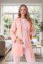 New Season Shawl Collar Lace Summer Special Design 100% Cotton Maternity Dressing Gown Pajama Set - 7