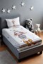 Bow-Tie Little Rabbit Patterned Bedspread and Pillowcase - 2