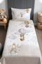 Flying Capybara Patterned Bedspread and Pillowcase
