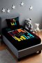 Game Continue Patterned Bedspread and Pillowcase - 2