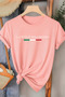 La Vita Bellissima Printed Women's T-Shirt