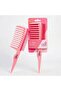 Double-Sided Hair Detangler Brush, Pink