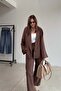 Brown Double-Breasted Jacket and Trousers Set - 2