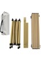 Folding Camping Table Carbon Steel Portable Outdoor Table for Picnic BBQ Fishing Easy Setup - 5
