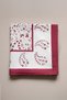Burgundy Border Paisley Cotton Tablecloth-Msor014 - 4