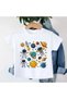 Space Printed Crew Neck 100% Cotton Short Sleeve Kids and Teenagers T-Shirt