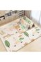 Baby Play Mat, 200*180*1.5CM Waterproof Non-Slip Large Reversible Playmat Crawling Mat, Extra Thick Soft Baby Playmats for Playing or Camping Mat Bedroom Living Room Plush Carpet Area (A)