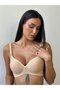 Corded Fabric Unpadded Underwire-Free Pink Bra (736)