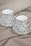 Sipa Porcelain Hand-Painted Double Cup Set