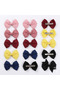 Enchanted Garden Grosgrain Pinwheel Bow Clip Set (12-Piece) - Multicolor - 12M to 36M - 2