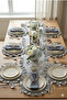 Ruffled Natural Gray Runner - 3