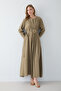 Modal Brooch Dress 3-2341 - 4