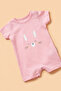 100% Cotton Baby Girl Summer Short Jumpsuit - 3