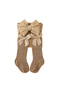 Cozy Cable-Knit Bow Headband & Knee-High Sock Set - Multicolor - 0M to 12M