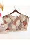 Autumn-Themed Leaf Pattern - Retro Textured Women's Shoulder Shawl and Collar Scarf - 3