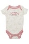 -Printed Babysuit 3-Piece Set with Headbands-Multicolor - 2